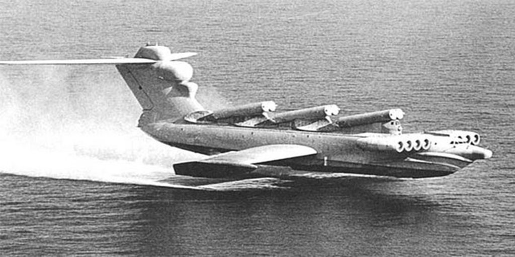 These Soviet airplanes were built to fly fast right over the surface of water