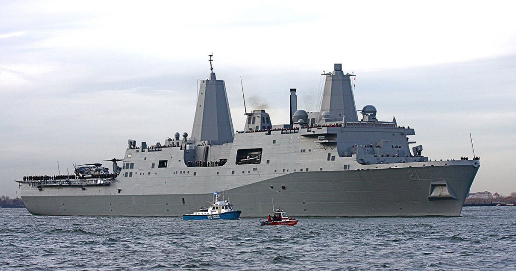 Inside the USS New York — the ship built with steel from the World Trade Center