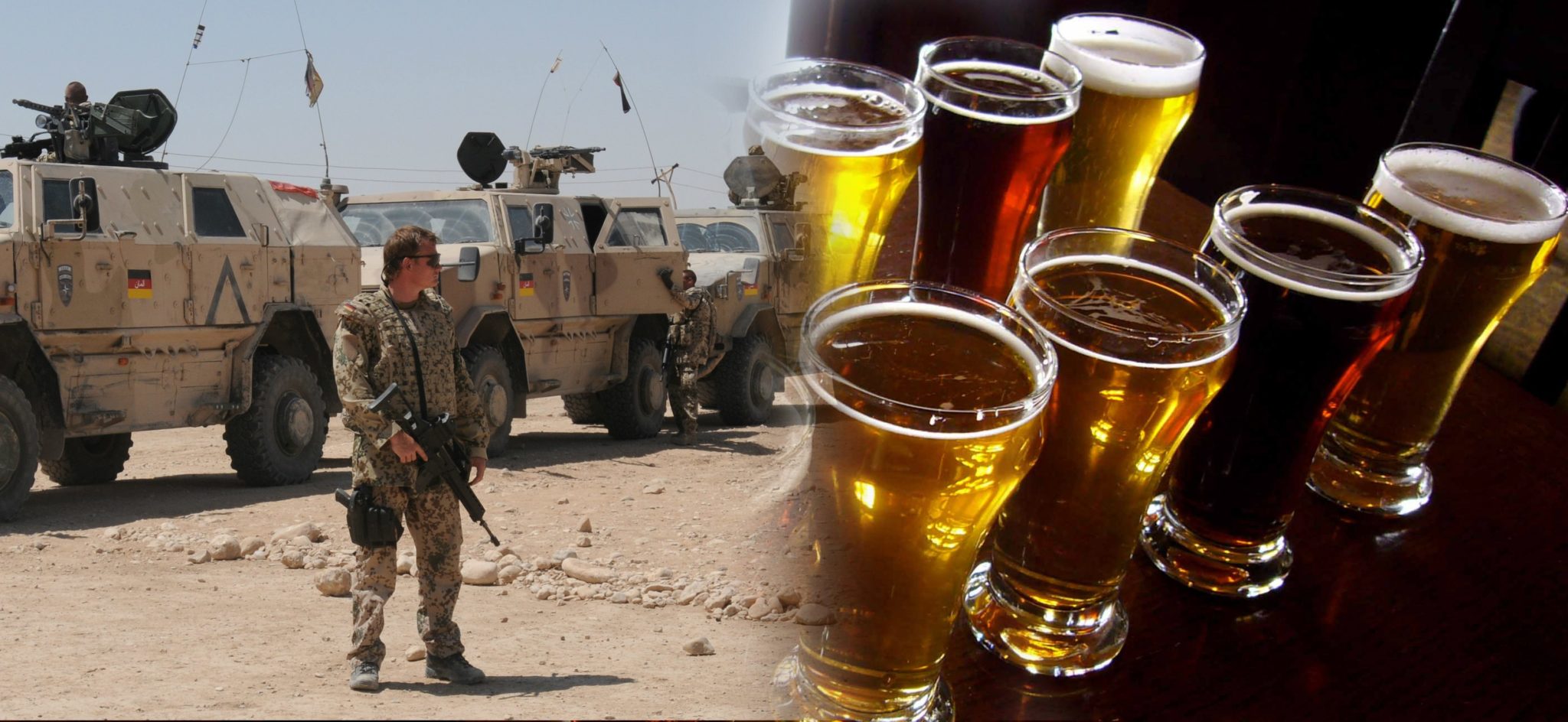 5 militaries still allowed to drink in a war zone