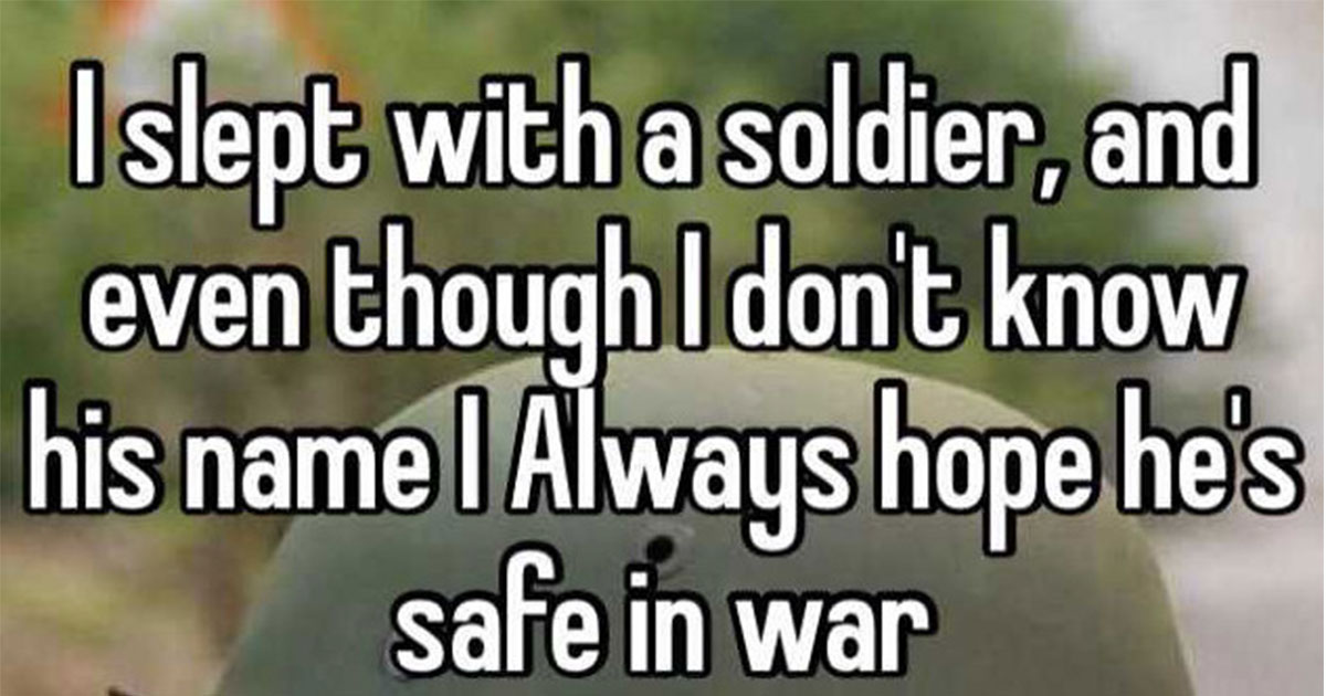 22 mind-blowing confessions from around the military