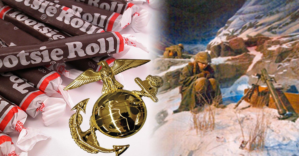 Marines were once saved by candy from the sky