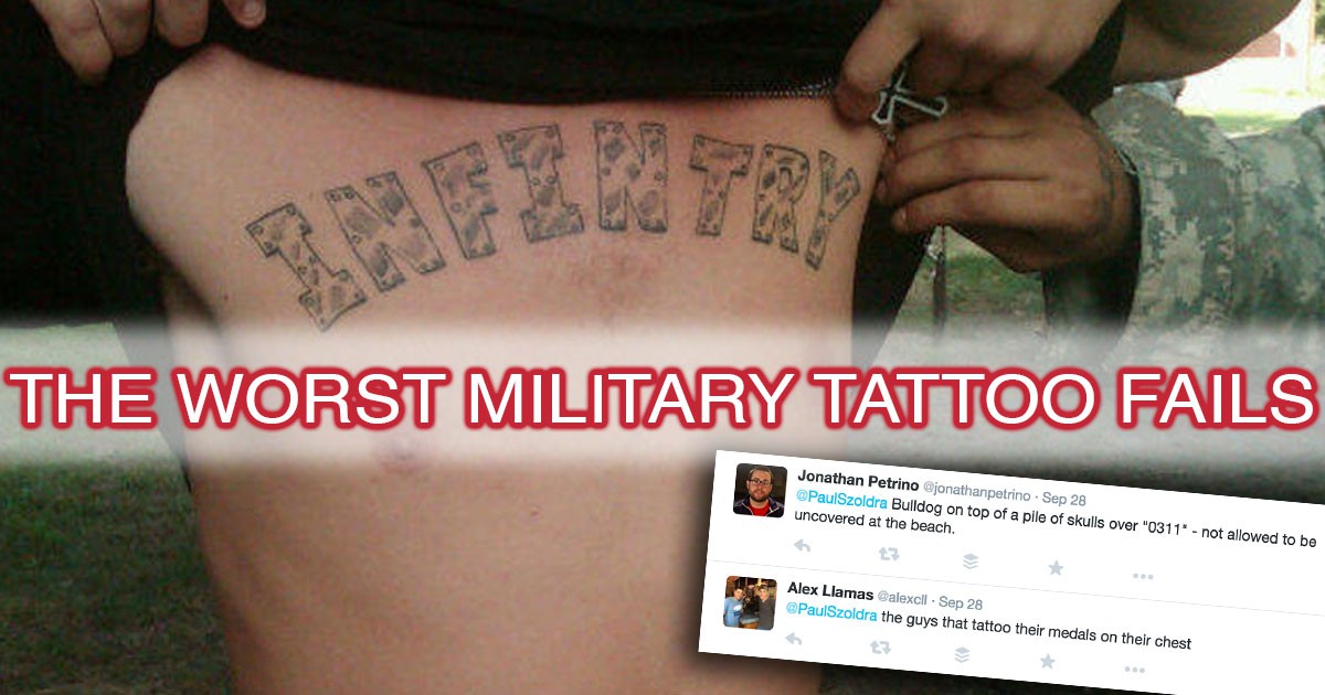 13 of the worst tattoos in the military