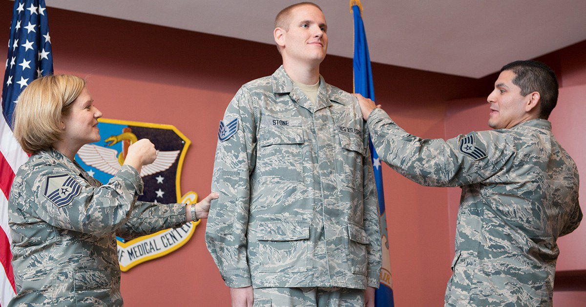 Train hero Spencer Stone gets promoted — twice