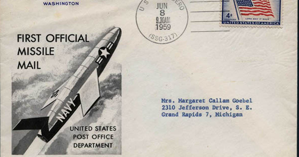 The Navy once delivered mail for the Post Office — via missile