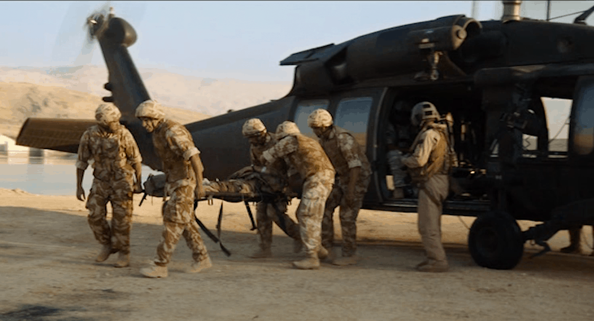 Watch this American airman decribe how he helped rescue the British soldiers at Kajaki