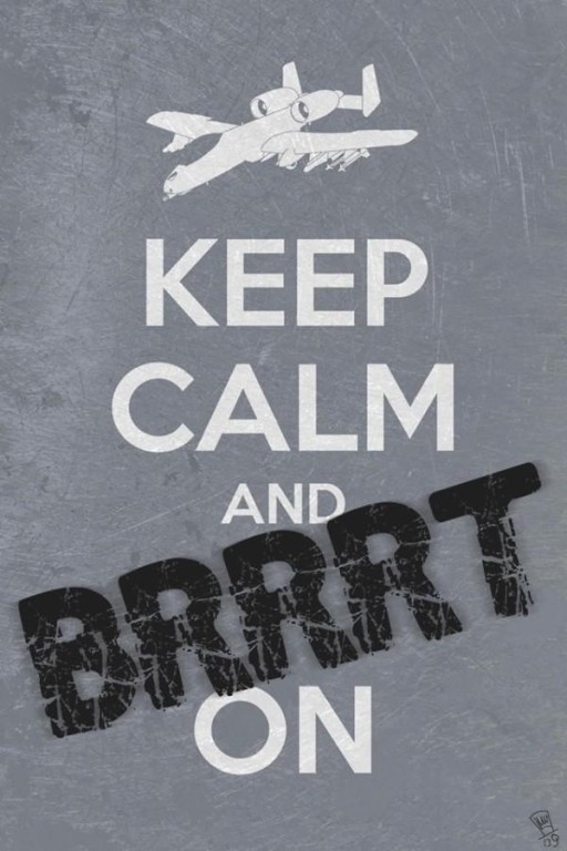 keep calm and brrrt on