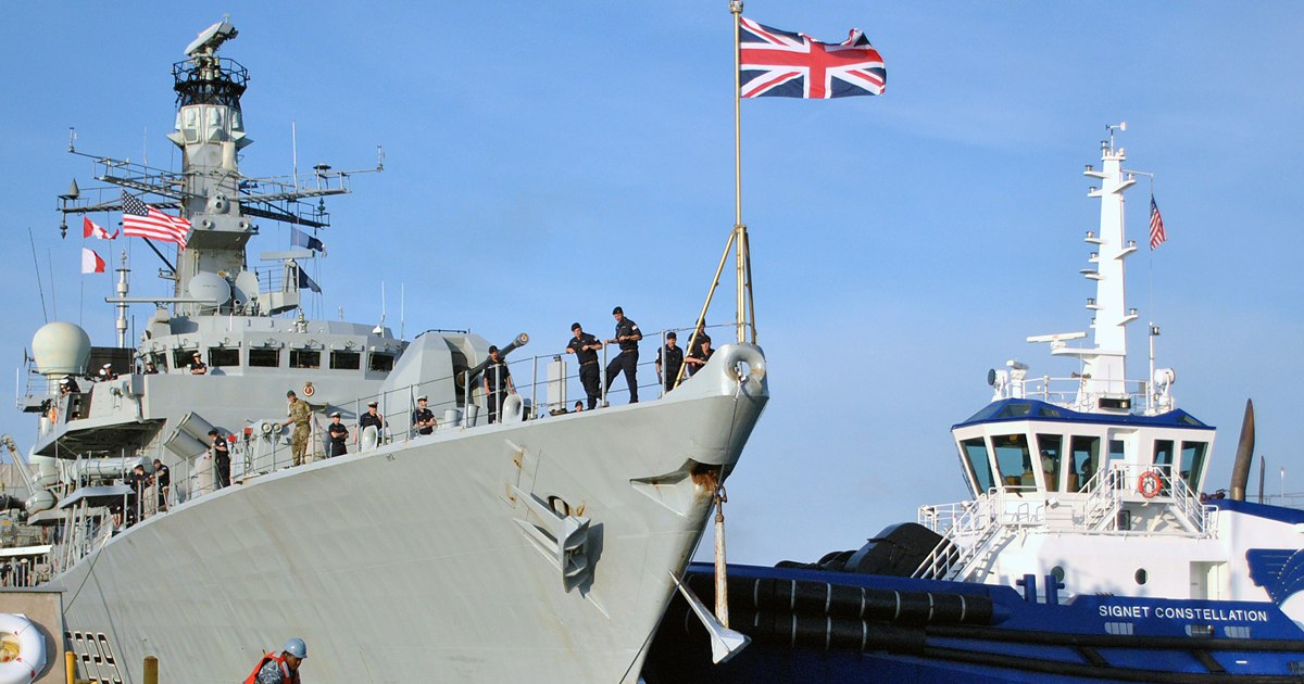 The Royal Navy is using US troops to crew their ships, but this time we won’t go to war over it