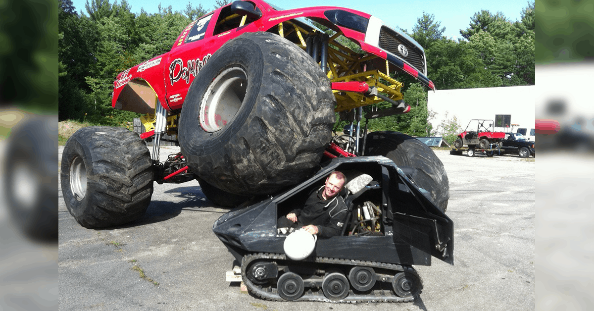 Here is the smallest manned tank ever made