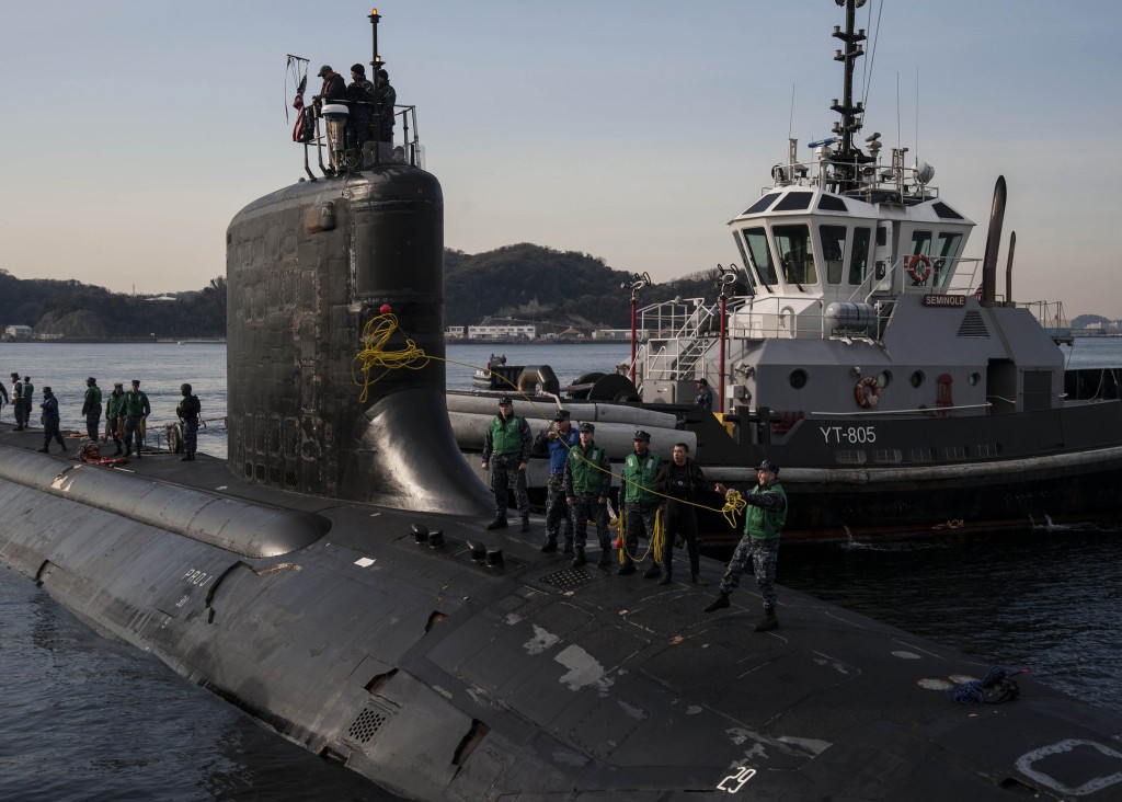 Navy submarine as part of one of the three most powerful militaries