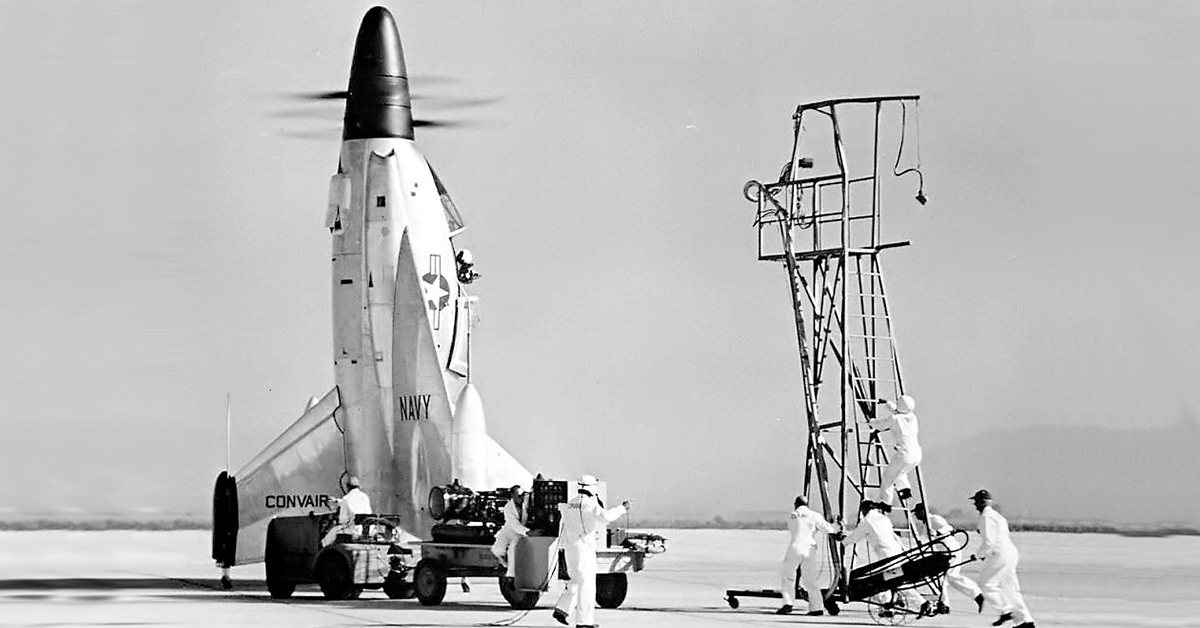 The ‘Pogo’ was the U.S. Navy’s first attempt at VTOL