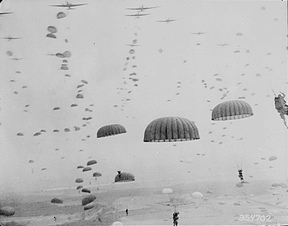 A large scale combat jump 