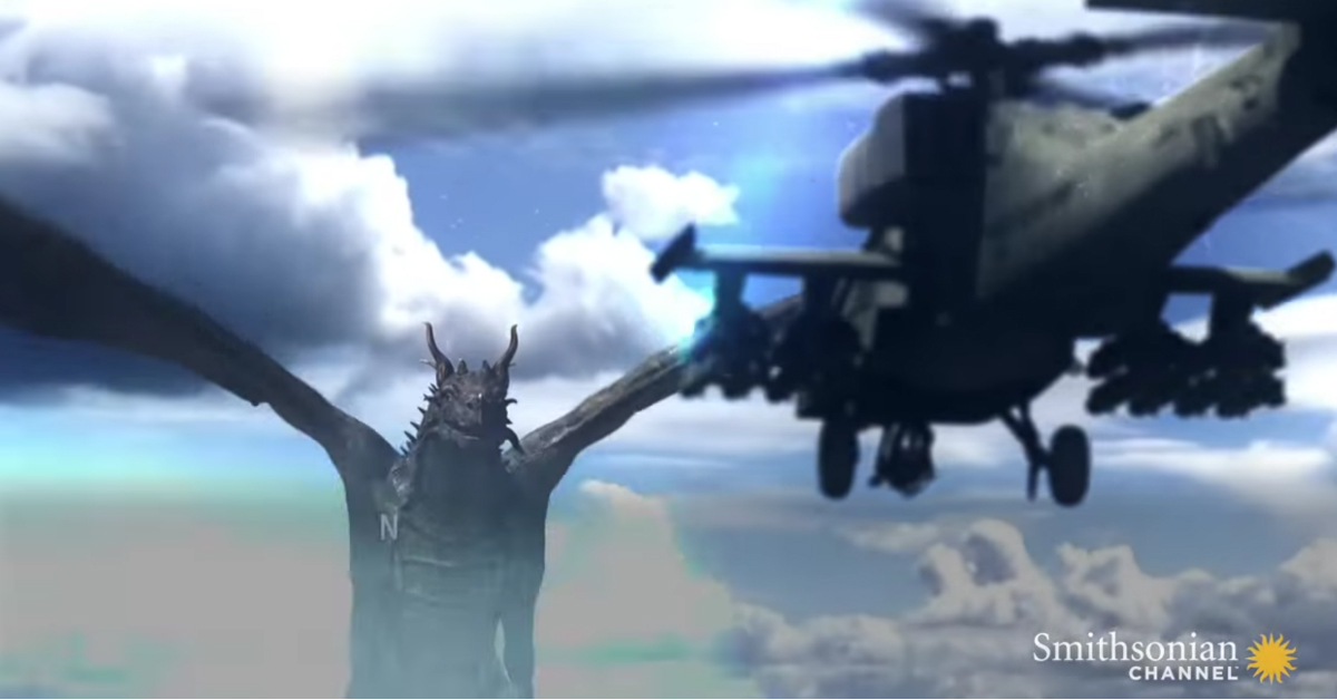 Here’s how Apache helicopters should be used when attacking dragons