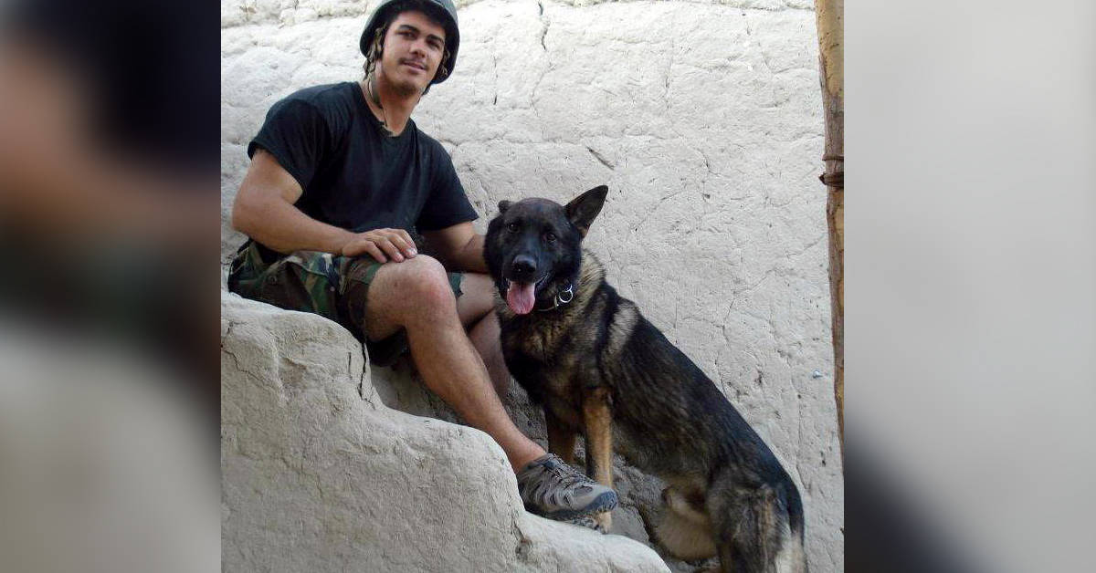 Mother of Marine killed in Afghanistan adopts his working dog