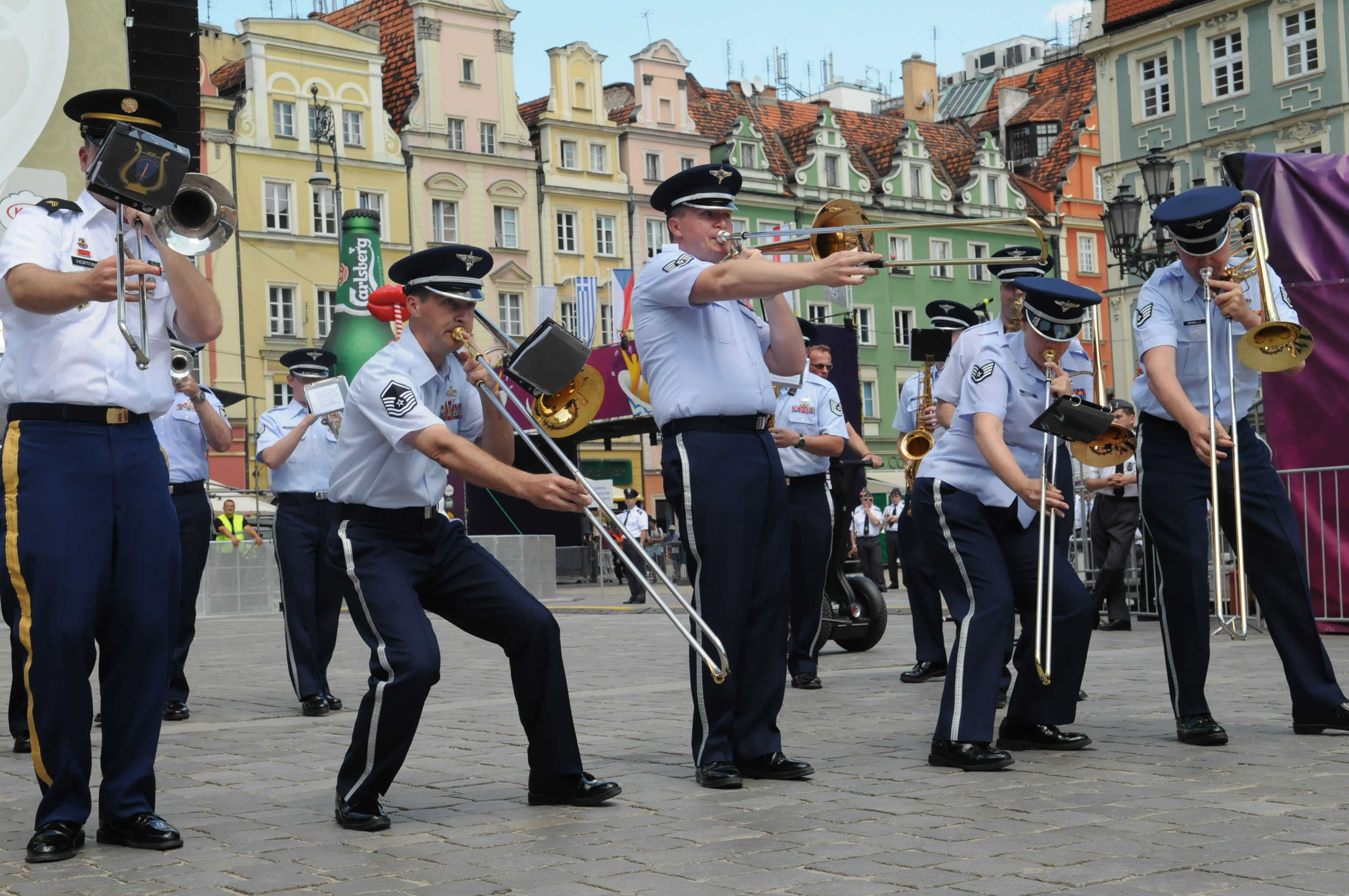 Vet congresswoman wants Air Force to put down tubas and pick up guns