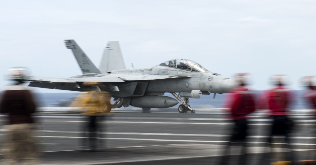 A Navy carrier just broke the record for dropping bombs on ISIS