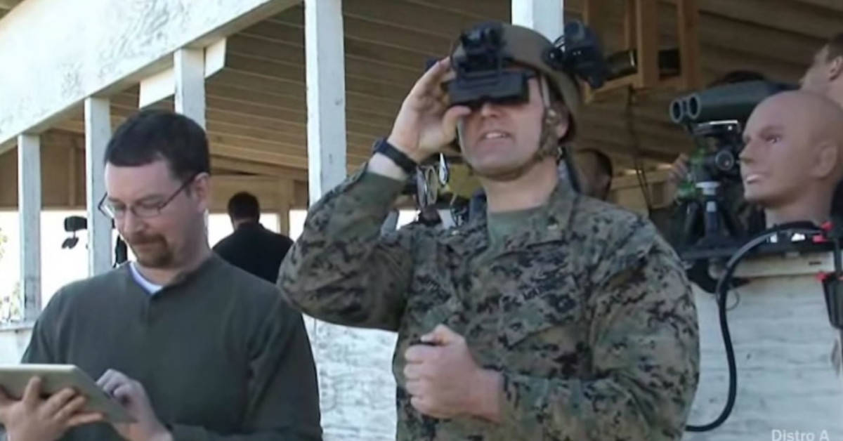 These glasses can turn any location into a simulated battlefield