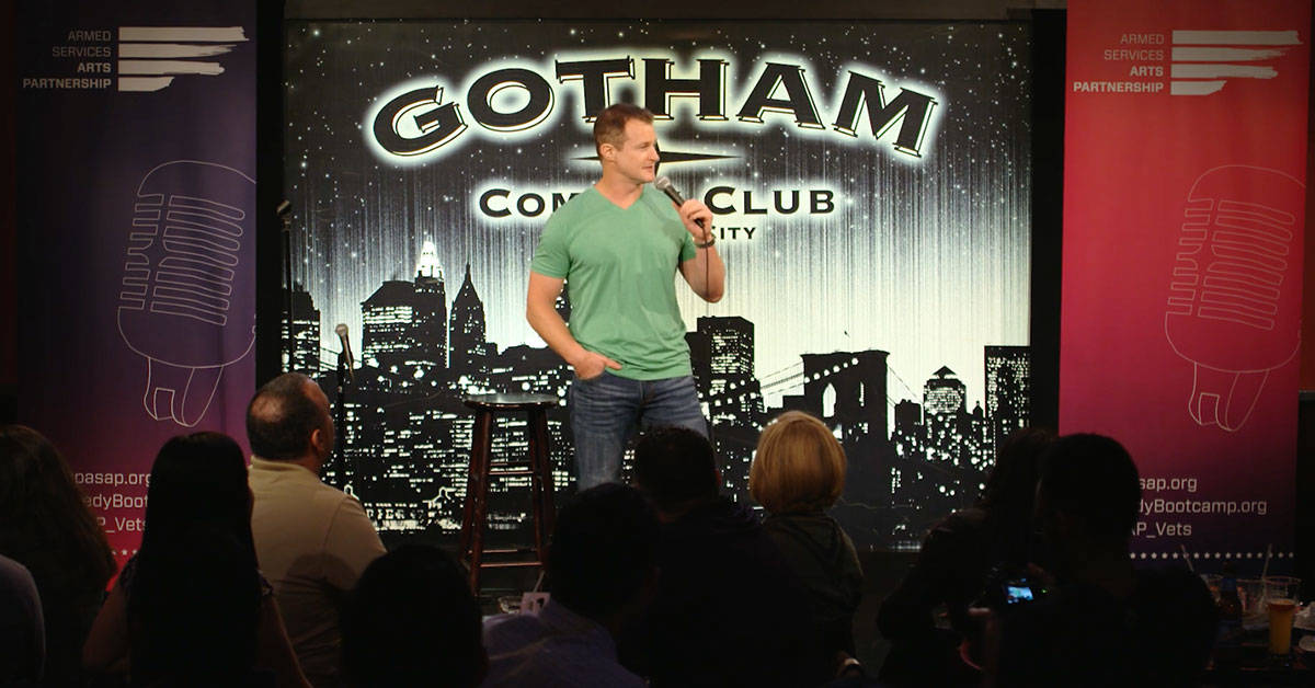 These veterans were given a chance to perform standup at Gotham Comedy Club