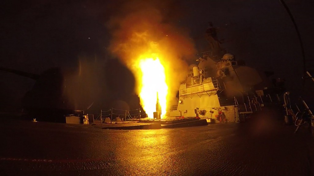  USS The Sullivan brothers fire a Standard Missile-2 during a training exercise. Photo by US Navy Information Specialist 1st Class Steven Martel