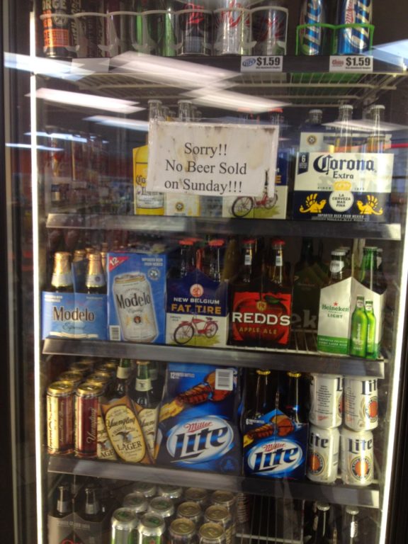 beer fridge