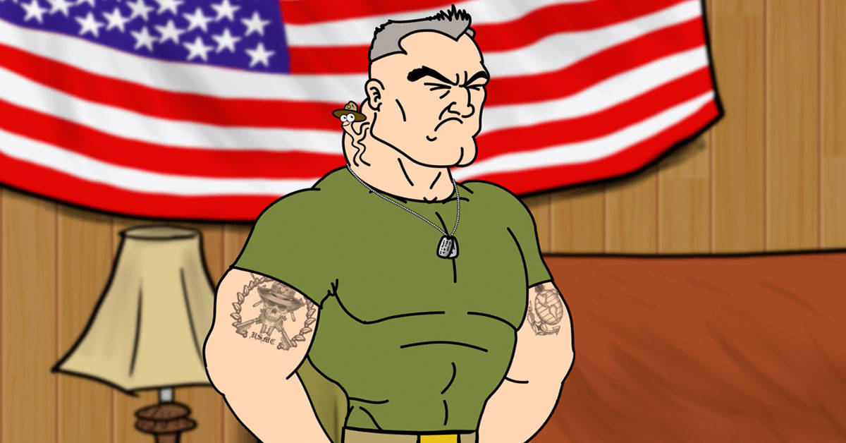 Gunny goes to visit his dad for Father’s Day