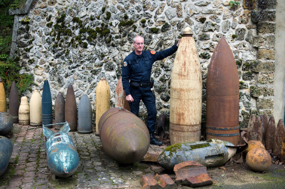 battlefield ordnance from WW1