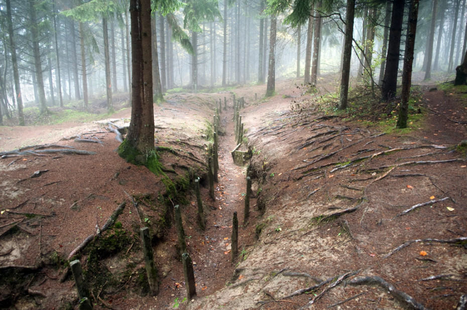 ww1 trenches today