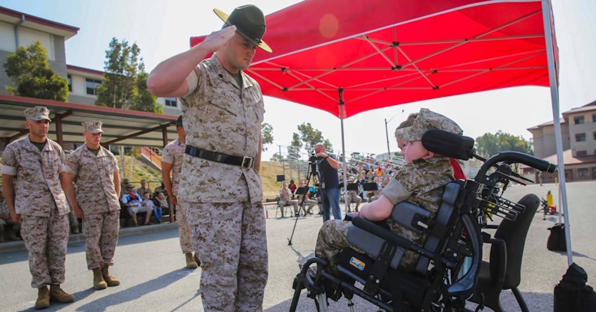 Terminally ill 8-year-old boy dies 1 day after being named honorary Marine