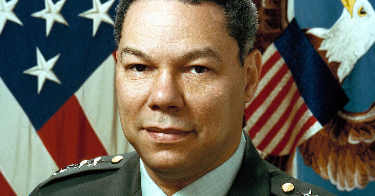 That time Colin Powell saved crash victims by tearing burning metal with his bare hands