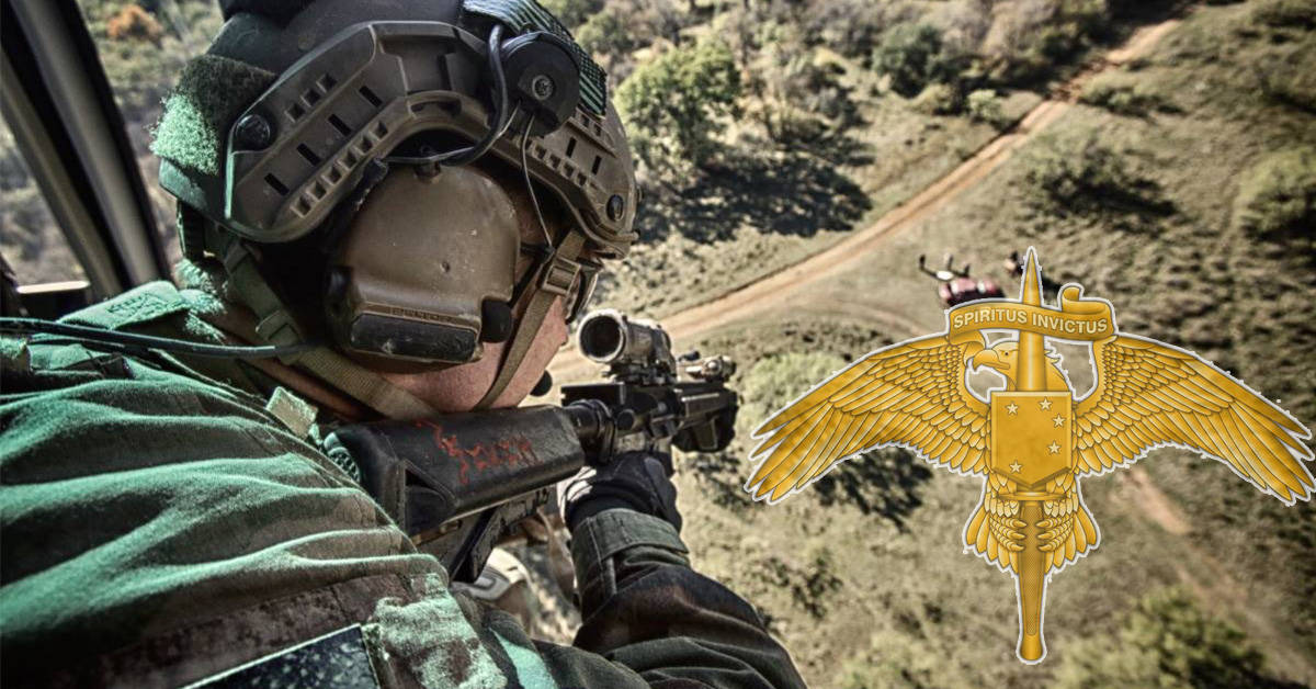 This is the brand new badge for MARSOC operators