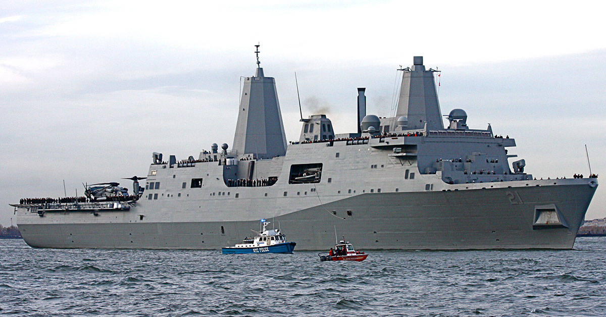 USS New York – the ship built with steel from the World Trade Center