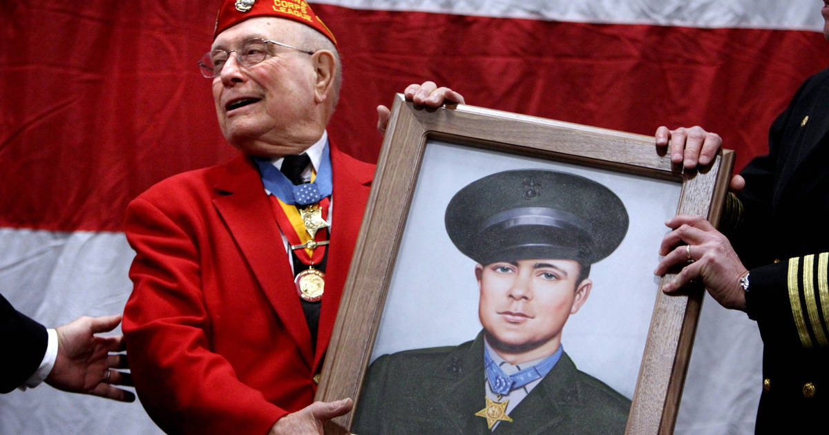 This Marine received the Medal of Honor for his skills with a flamethrower