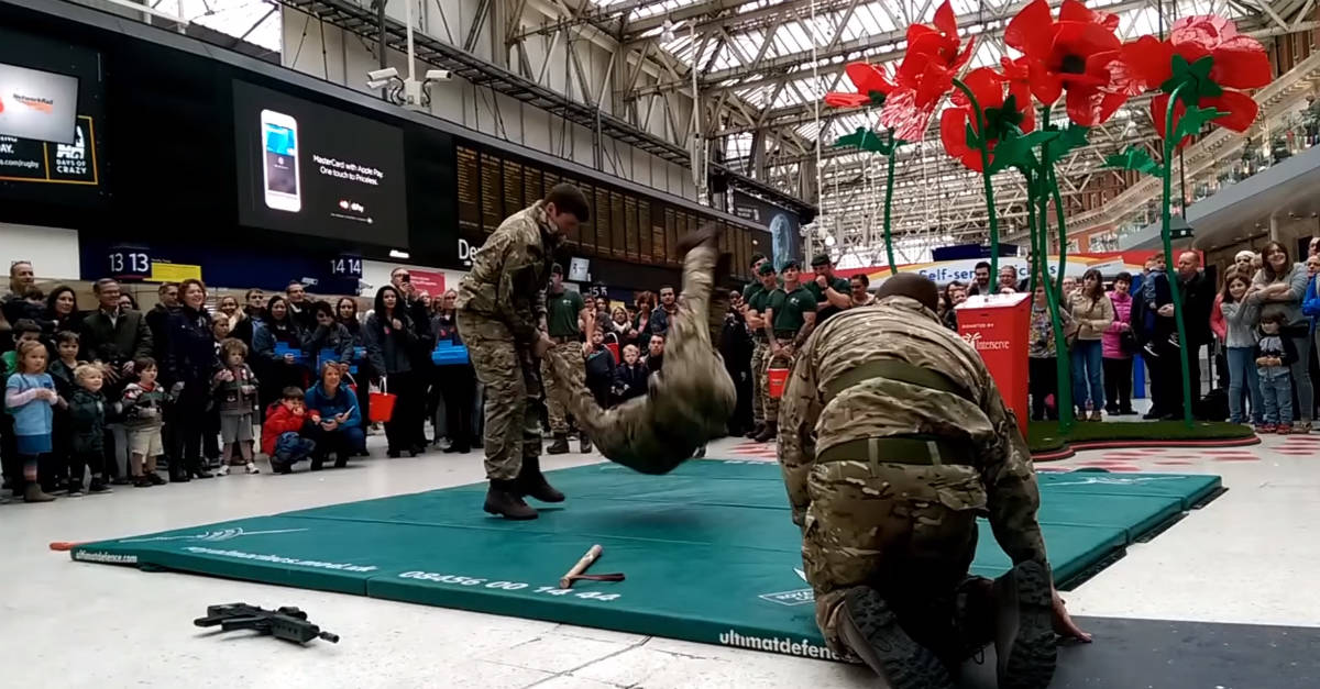 Check out these sweet Royal Marine combat moves