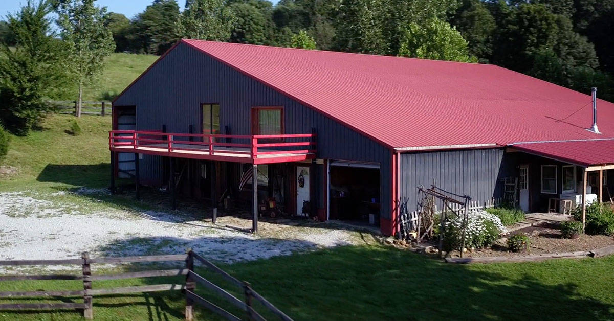 This Army veteran built his dream home and horse farm with the help of his family