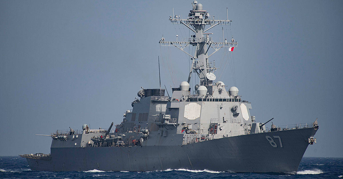 This is how a US destroyer dodged 2 missiles off the Yemen coast