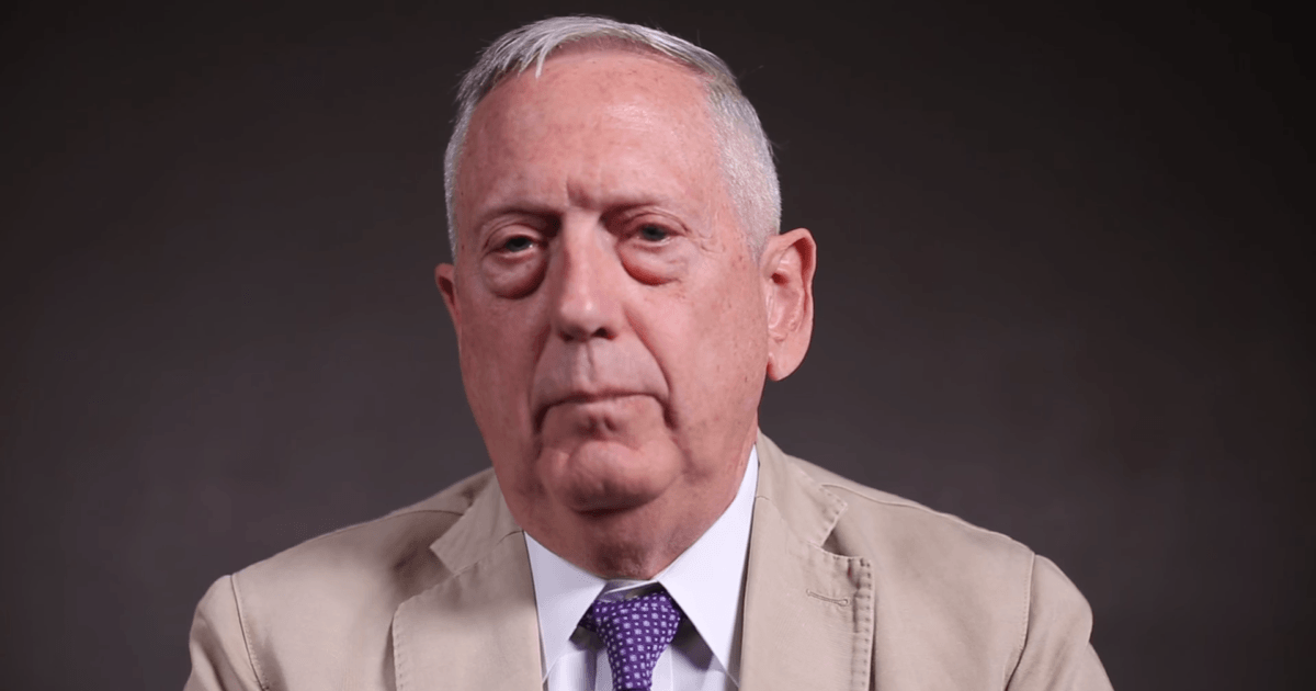 When Gen. James Mattis talks, we listen — and so should you