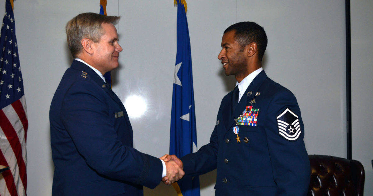 This airman saved 23 wounded troops during an insider attack