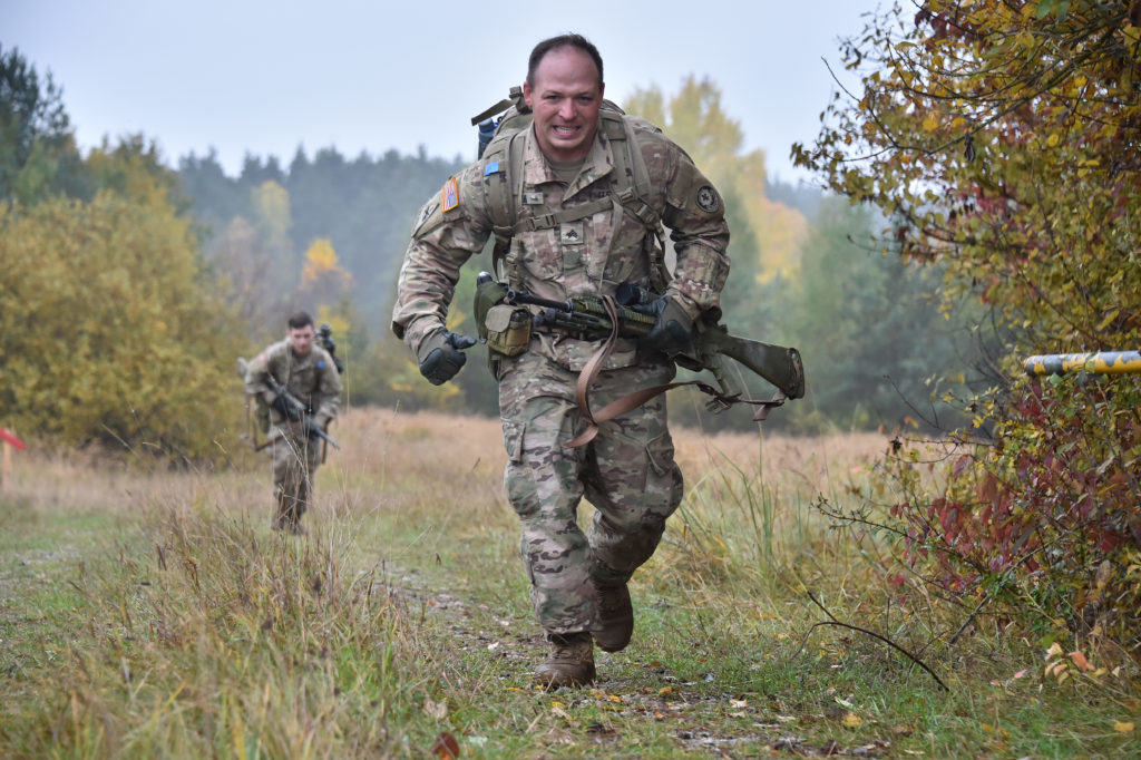 Army sniper school running