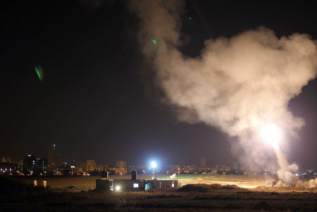 The Iron Dome used by the Israel Defense Forces