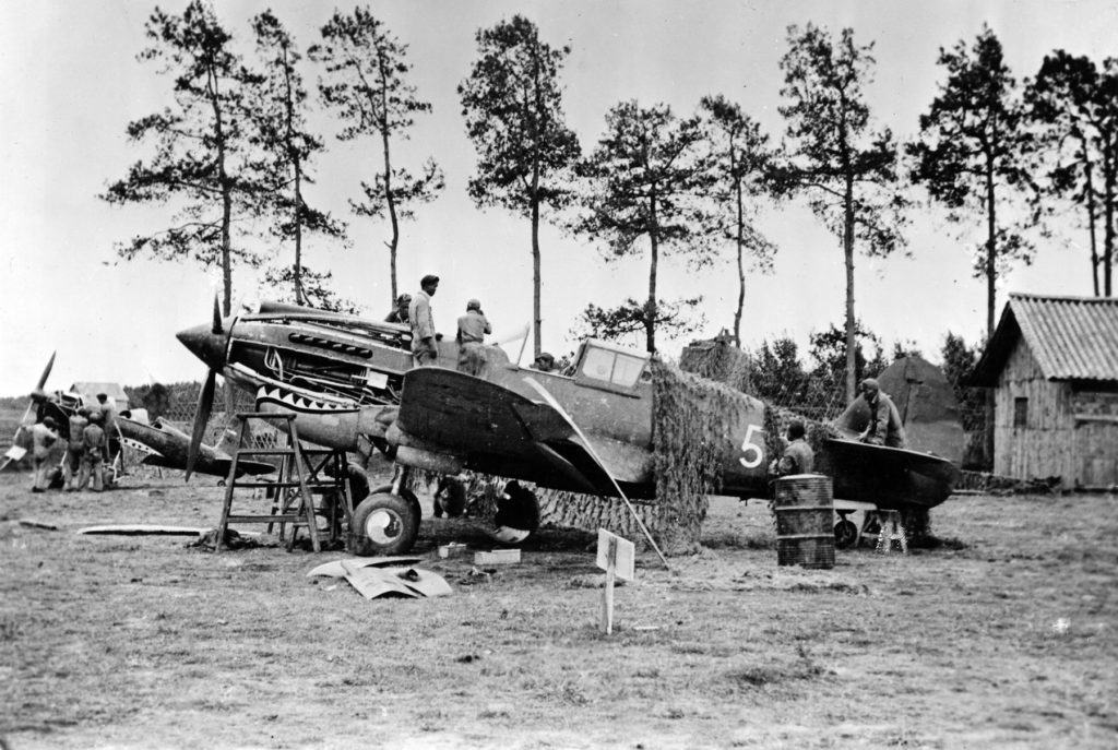 Curtiss P-40 warhawks