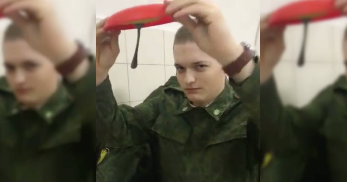 Hilarious Russian soldier proves that their chow halls suck too