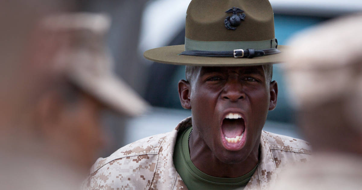 This is where drill instructors come from