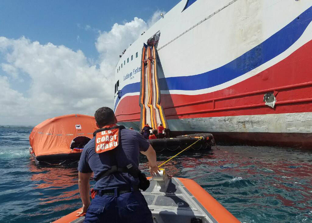 coast guard fire fighting