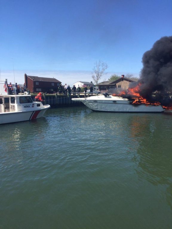 coast guard fire fighting