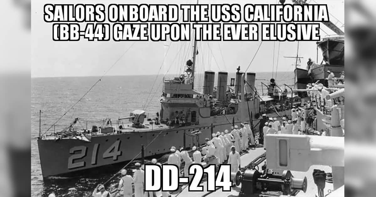 The proud World War II history of Navy ship DD-214