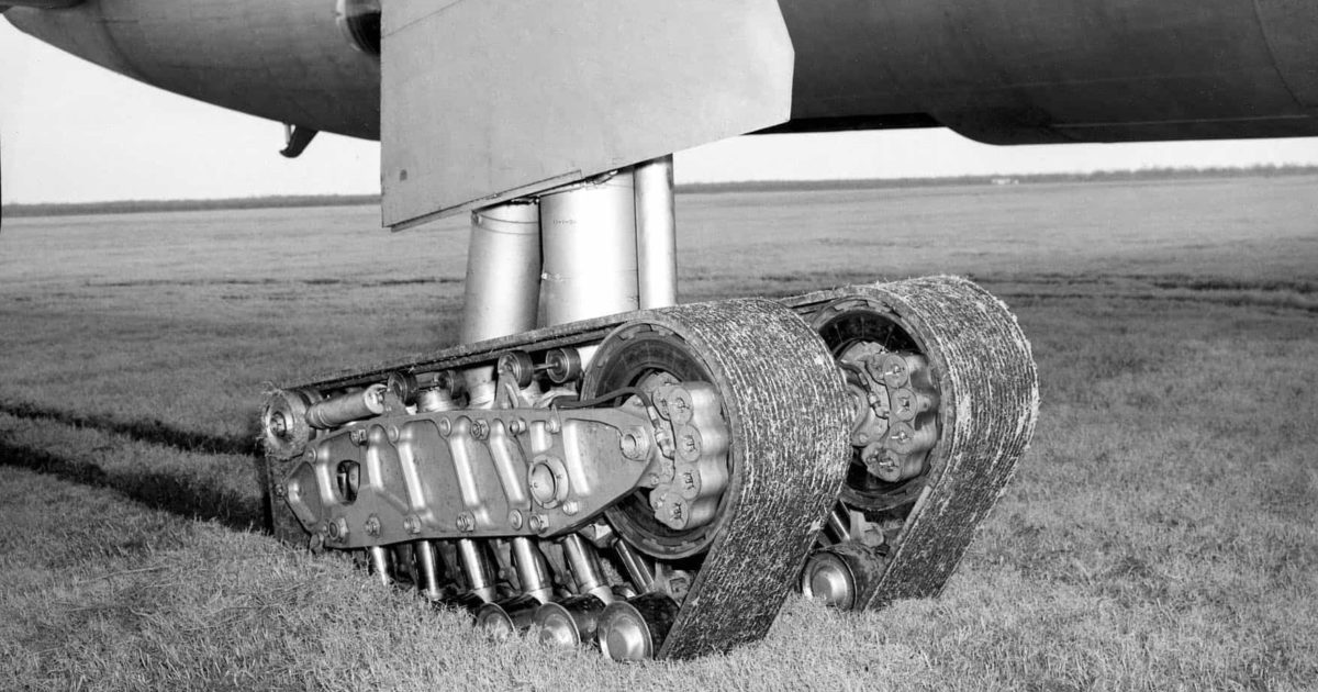 That time the Air Force landed bombers on tank treads