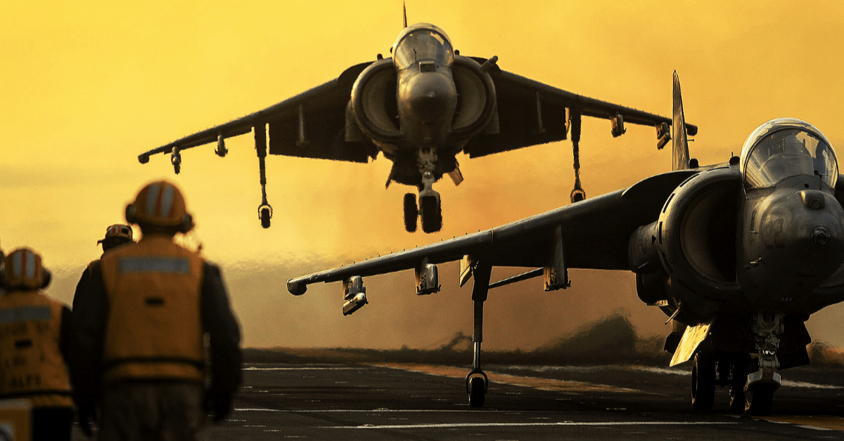 This is why Marines say flying a Harrier is like ‘riding a dragon’