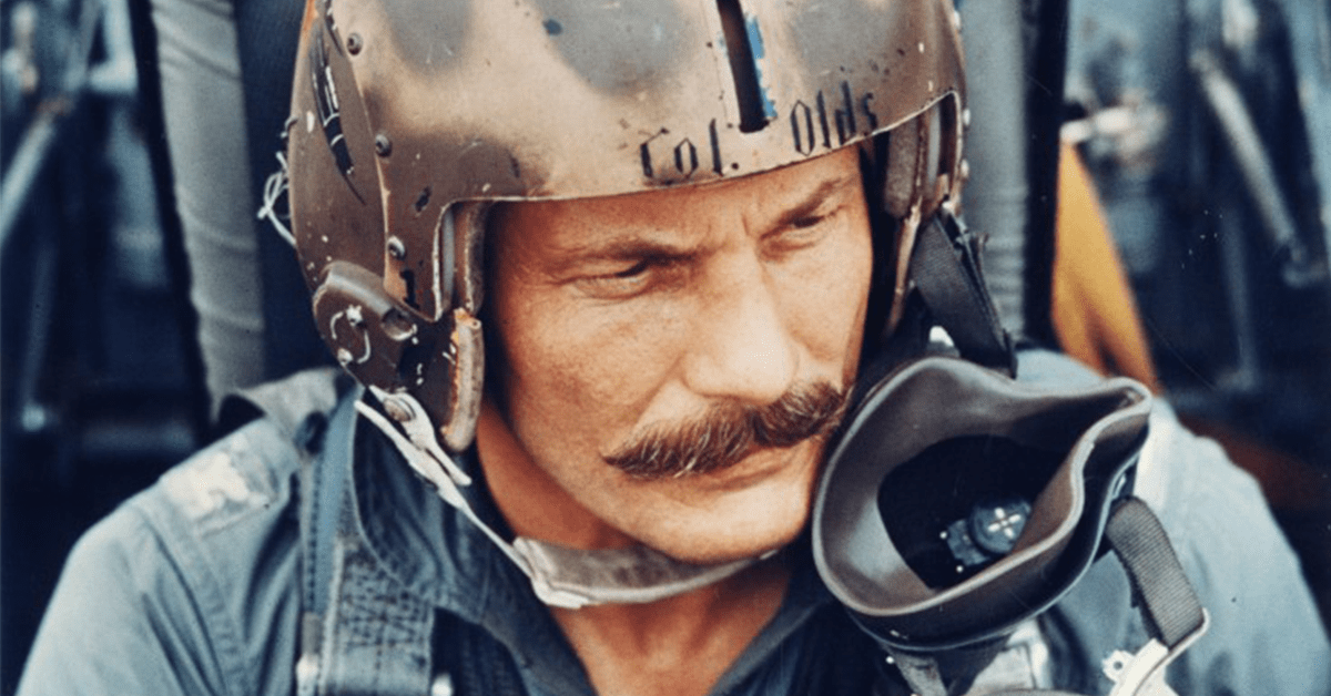 This Air Force fighter ace was the inspiration for ‘Mustache March’