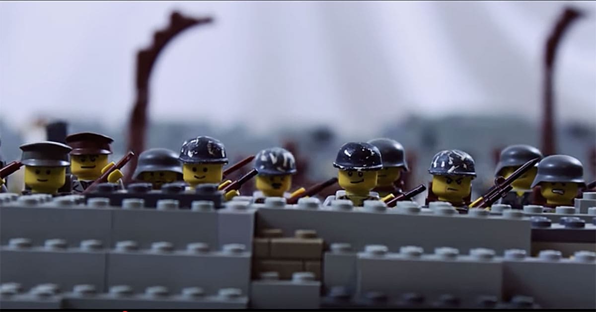 This epic World War I movie was made with Legos