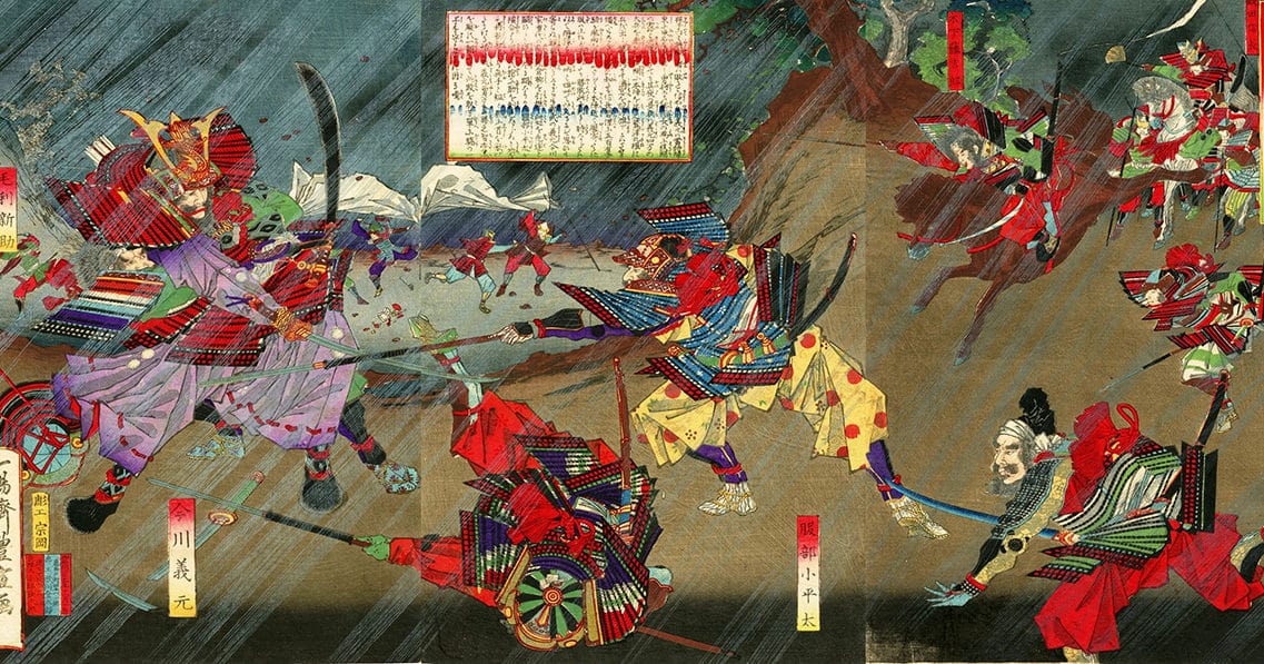 That time drunk samurai didn’t realize they were under attack