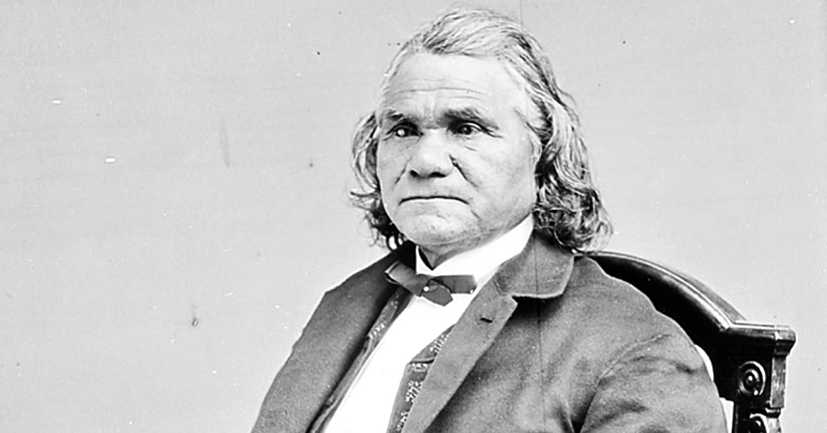 The only Native American general in the Civil War wore gray